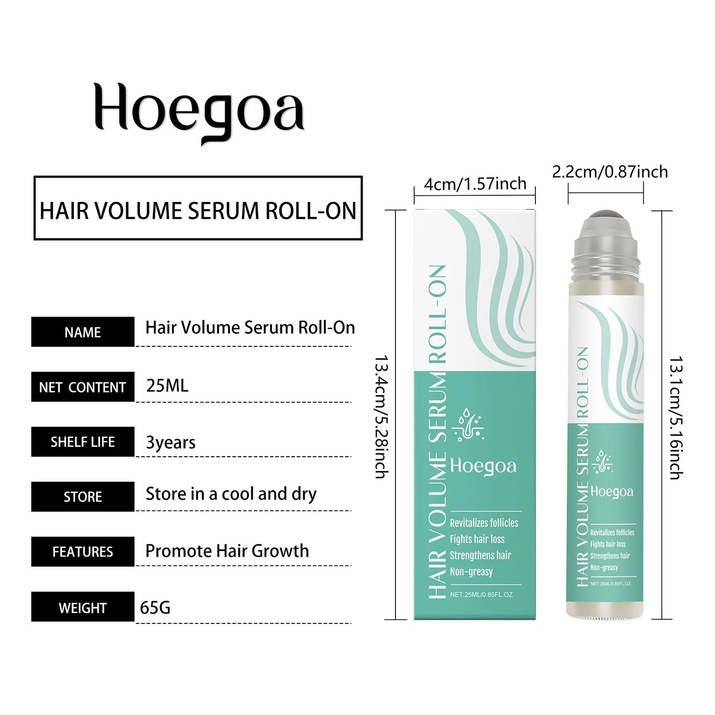 ROSEMARY Hair Care Serum Roll Ball Repair Damaged Follicles Nourish Scalp Activate Hair Roots Promote Growth Prevent Loss