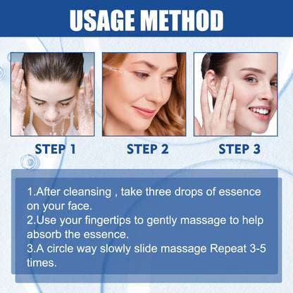 Hyaluronic Acid Essence Deep Hydration Preventing Skin Aging Increase Skin Elasticity Improve Dryness Facial Moisturizing Serum