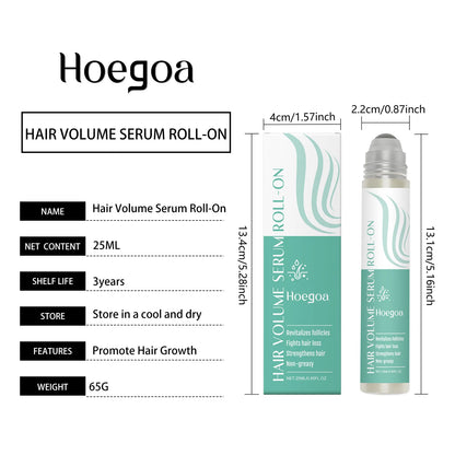 ROSEMARY Hair Care Serum Roll Ball Repair Damaged Follicles Nourish Scalp Activate Hair Roots Promote Growth Prevent Loss