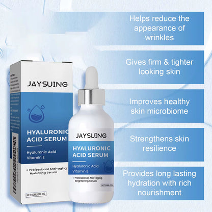 Hyaluronic Acid Essence Deep Hydration Preventing Skin Aging Increase Skin Elasticity Improve Dryness Facial Moisturizing Serum